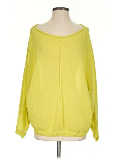 Pre-owned Zara Pullover Sweater In Yellow