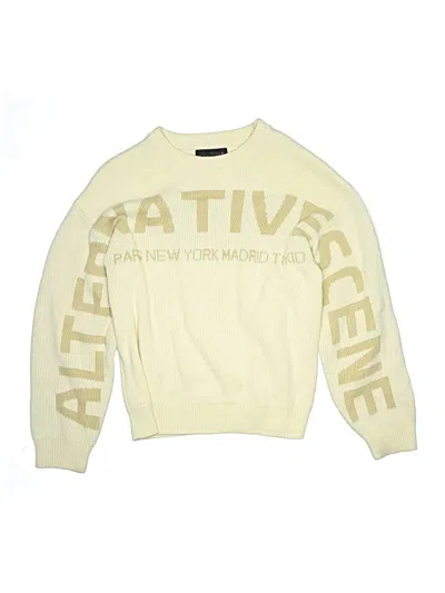 Pre-owned Zara Kids' Pullover Sweater In Yellow