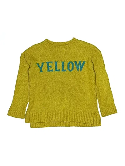 Pre-owned Zara Kids' Pullover Sweater In Yellow