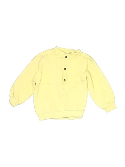 Pre-owned Zara Kids' Pullover Sweater In Yellow