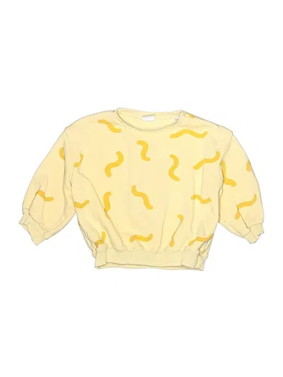 Pre-owned Zara Kids' Pullover Sweater In Yellow