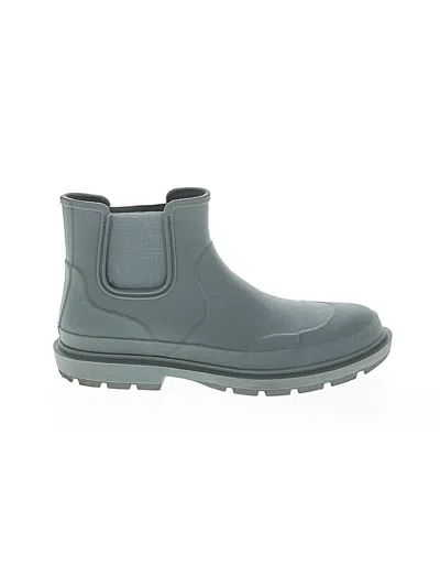 Pre-owned Zara Rain Boots In Gray