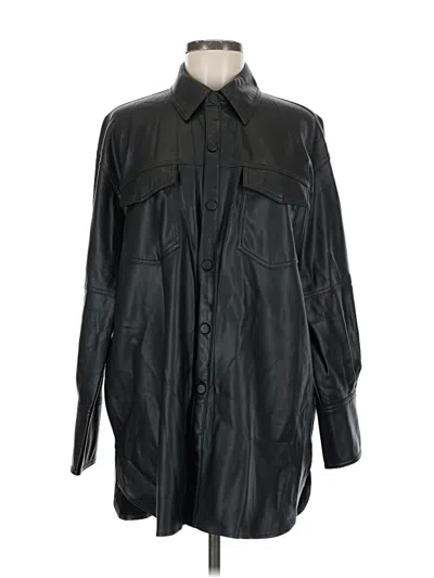 Pre-owned Zara Raincoat In Black