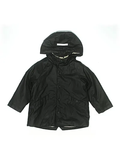 Pre-owned Zara Kids' Raincoat In Black
