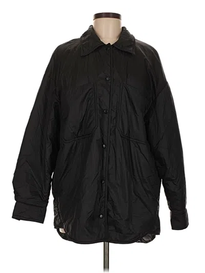 Pre-owned Zara Raincoat In Black