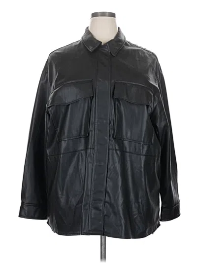 Pre-owned Zara Raincoat In Black