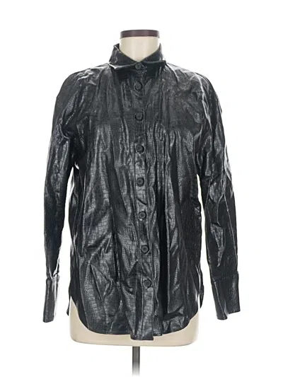 Pre-owned Zara Raincoat In Black