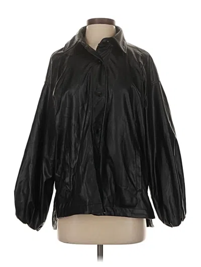 Pre-owned Zara Raincoat In Black