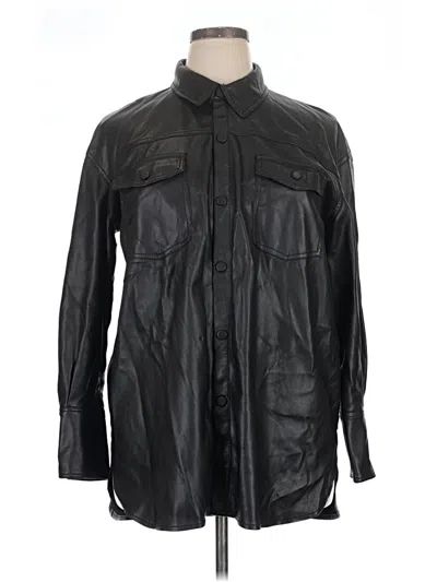 Pre-owned Zara Raincoat In Black