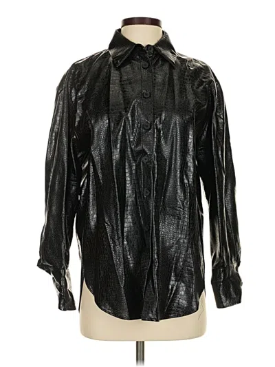 Pre-owned Zara Raincoat In Black