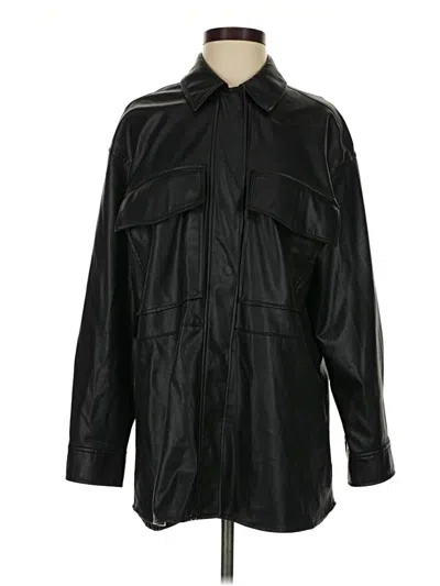 Pre-owned Zara Raincoat In Black