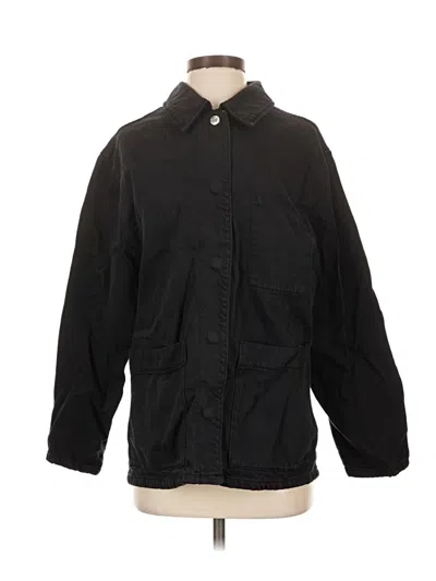 Pre-owned Zara Raincoat In Black