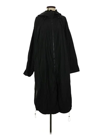 Pre-owned Zara Raincoat In Black