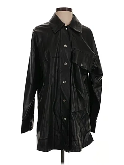 Pre-owned Zara Raincoat In Black