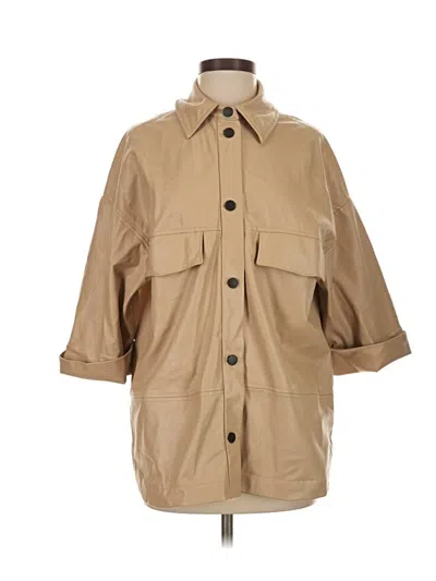 Pre-owned Zara Raincoat In Brown