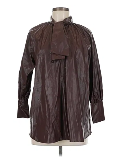 Pre-owned Zara Raincoat In Brown