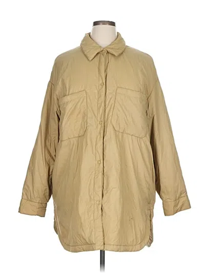 Pre-owned Zara Raincoat In Gold