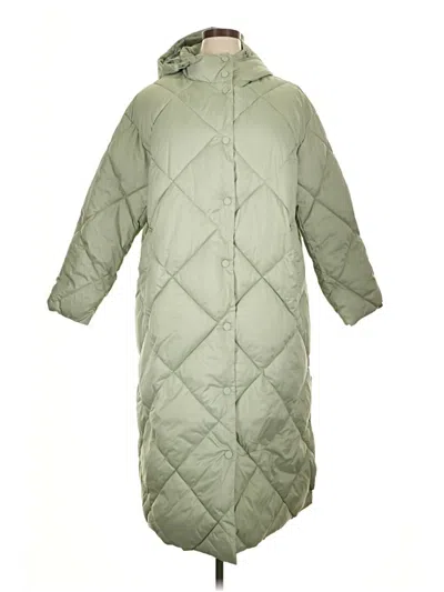Pre-owned Zara Raincoat In Green