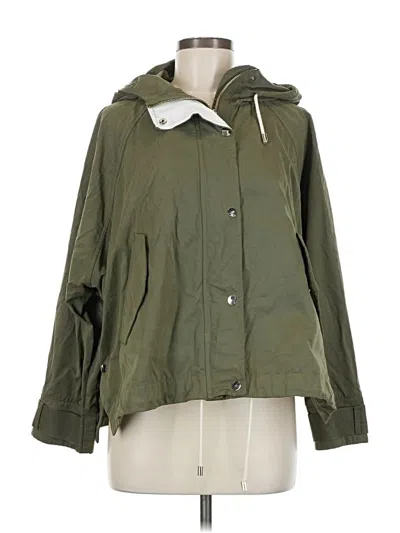 Pre-owned Zara Raincoat In Green