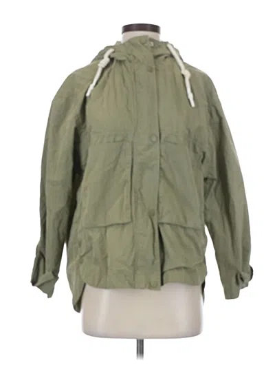 Pre-owned Zara Raincoat In Green