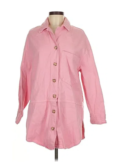 Pre-owned Zara Raincoat In Pink