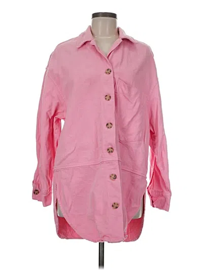 Pre-owned Zara Raincoat In Pink