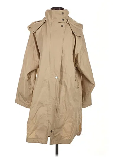 Pre-owned Zara Raincoat In Tan