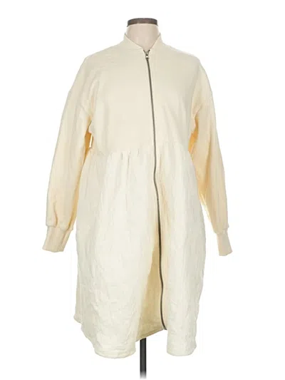 Pre-owned Zara Raincoat In White