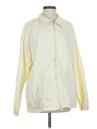 Pre-owned Zara Raincoat In Yellow