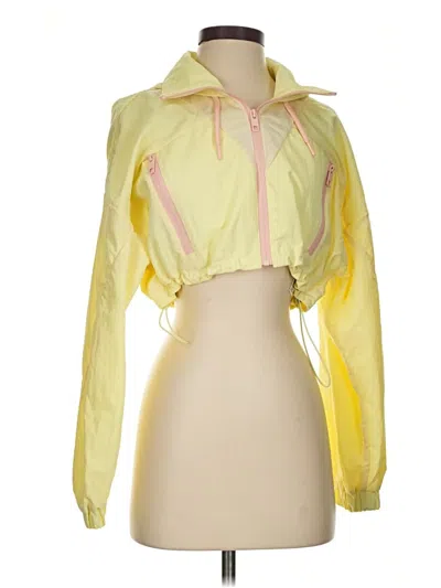 Pre-owned Zara Raincoat In Yellow