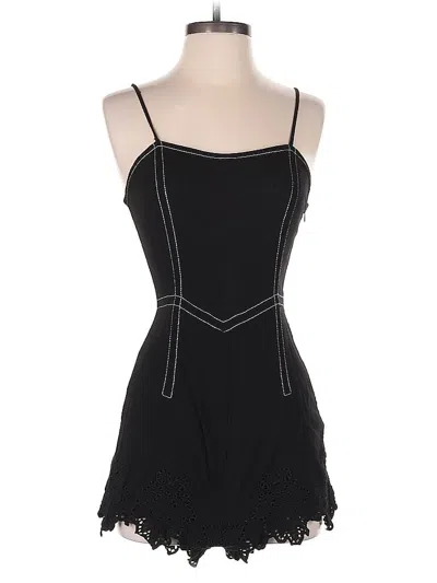Pre-owned Zara Romper In Black