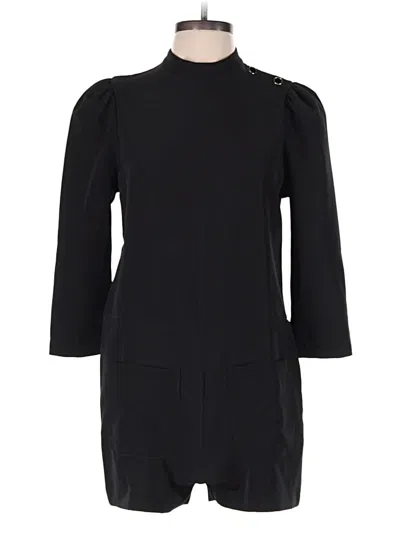 Pre-owned Zara Romper In Black