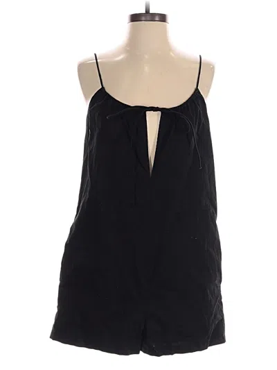 Pre-owned Zara Romper In Black