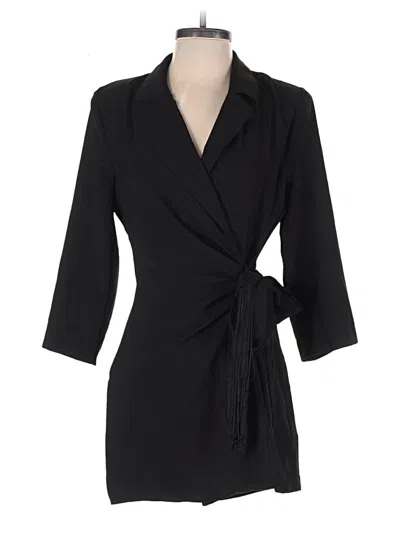 Pre-owned Zara Romper In Black