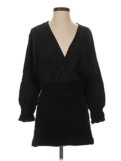 Pre-owned Zara Romper In Black