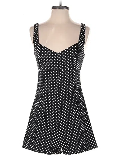 Pre-owned Zara Romper In Black