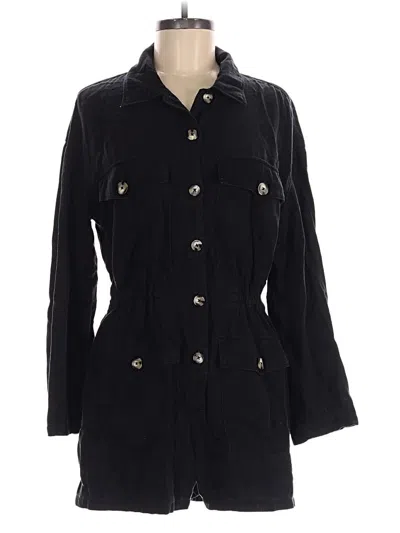 Pre-owned Zara Romper In Black