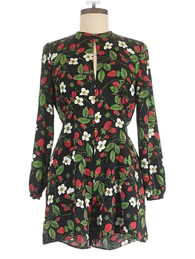 Pre-owned Zara Romper In Black