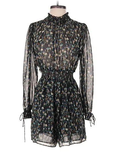 Pre-owned Zara Romper In Black