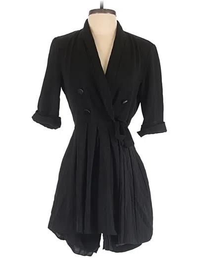 Pre-owned Zara Romper In Black
