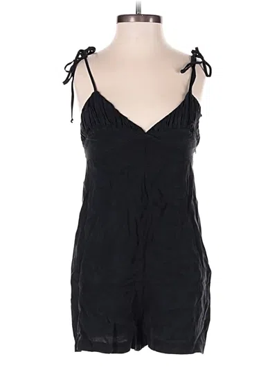 Pre-owned Zara Romper In Black