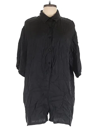 Pre-owned Zara Romper In Black