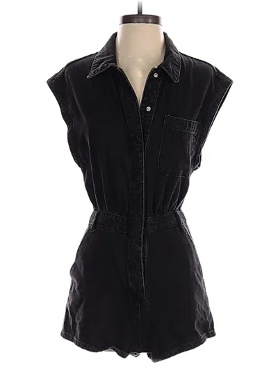 Pre-owned Zara Romper In Black