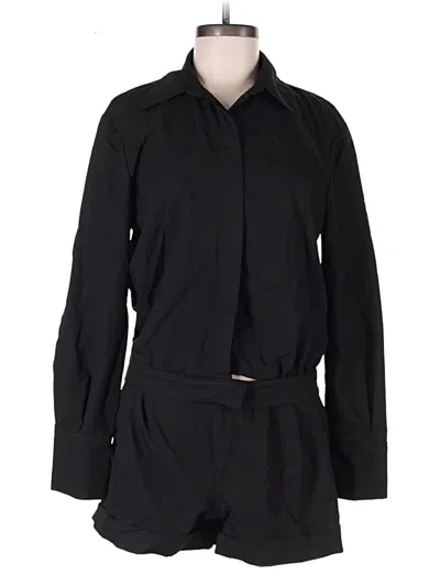 Pre-owned Zara Romper In Black