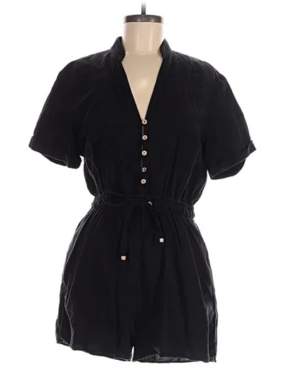 Pre-owned Zara Romper In Black