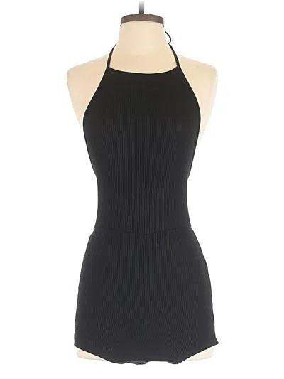 Pre-owned Zara Romper In Black