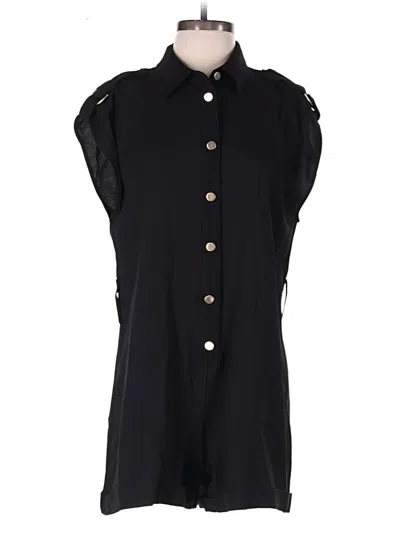 Pre-owned Zara Romper In Black