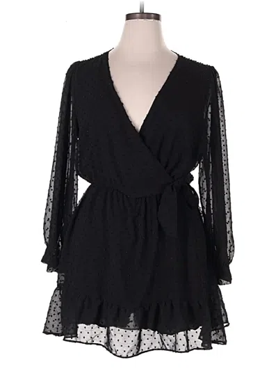 Pre-owned Zara Romper In Black