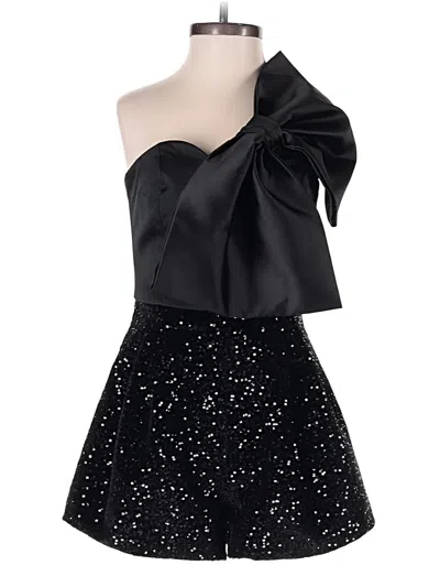 Pre-owned Zara Romper In Black