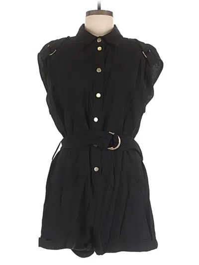 Pre-owned Zara Romper In Black